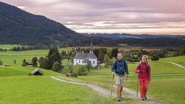 Meditationsweg Ammergauer Alpen ohne Gepäcktransfer